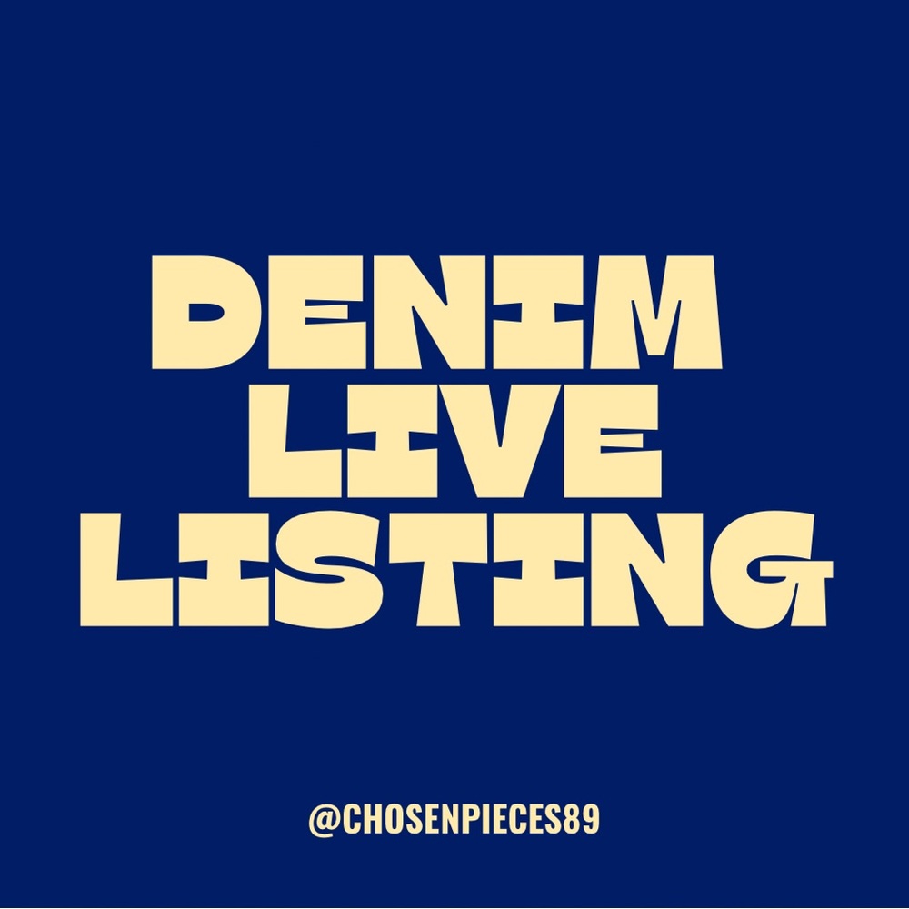 Denim Live Listing